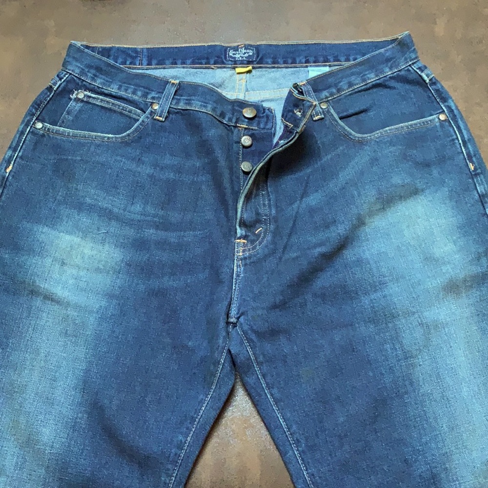 Earl Jean Size 38 x 30 blue straight bootcut jean